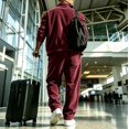 thumbnail image 4 of EANJE Mens Casual Set 2 Piece Corduroy Outfit Button Down Collared Jacket Long Sleeve Pants Classic Fit Casual Streetwear Tracksuit with Pockets Wine L, 4 of 6