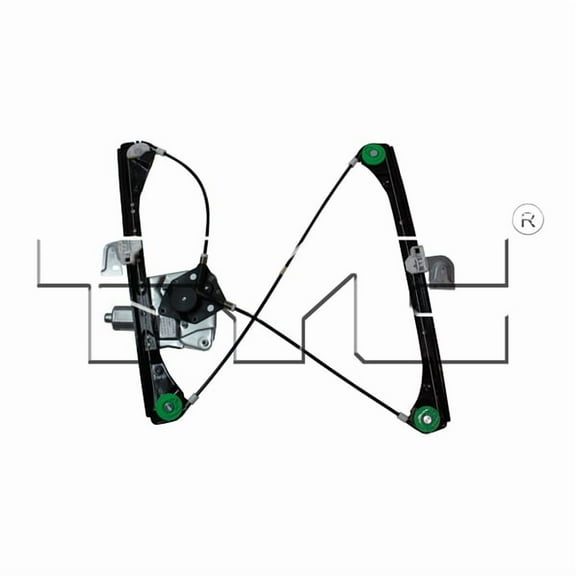 TYC for Grand AM Front Passenger Side Power Window Regulator Assembly w/ Motor Fits select: 1999-2005 PONTIAC GRAND AM