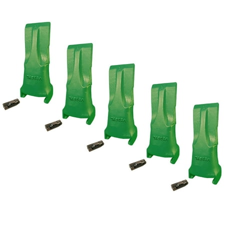 

5 - Fits Esco Style Super V Excavator Loader Bucket Dirt Tooth & Pin - V23SYL