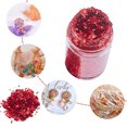thumbnail image 4 of 1 Set Nail Art Foil Flakes Red Foil Nail Art Chip Glitter Metallic Foil Flakes with Tweezers for Resin Jewelry Nail Bright Glitter, 4 of 7