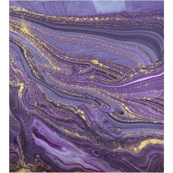 Coolnut Purple and Gold Marble Dishwasher Magnet Cover,Reusable Fridge Panel Decal with Magnetic Stickers for Kitchen Appliance Home Decor, 23"x 26"