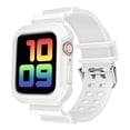 thumbnail image 1 of Correa de Silicona Transparente con Case para Apple Watch, Compatible con Todas las Series, 1 of 5