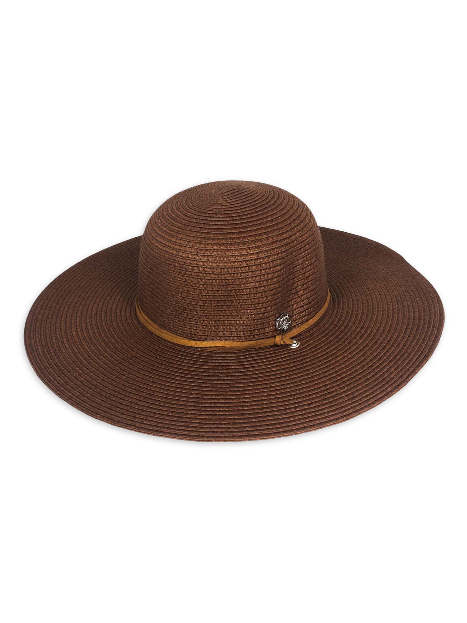 Ladies Banana Boat Packable Straw Floppy Sun Hat with Toggle
