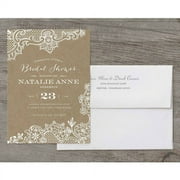 Loving Lace Deluxe Bridal Shower Invitation