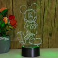 thumbnail image 3 of Mickey Mouse 3d Led Night Light Kids Bedroom Table Lamp, 3 of 4
