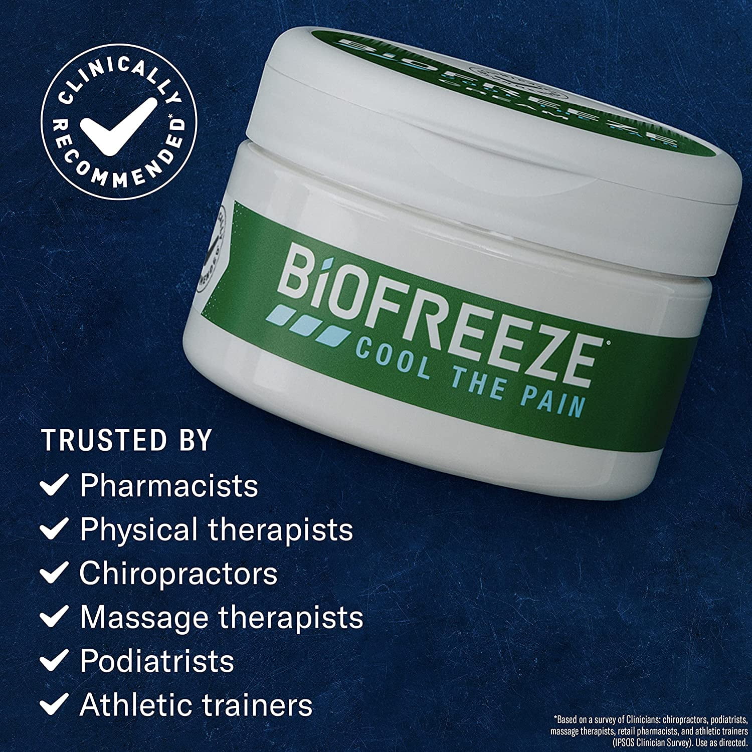 Biofreeze Cream, 3 Oz. Jar, 10% Menthol, 2 Count - Walmart.com