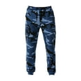 thumbnail image 2 of BDPORKAS Camo Cargo Pants for Men Casual Drawstring Sweatpants Camouflage Joggers Trouser with Pockets, 2 of 5