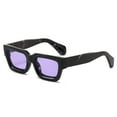 thumbnail image 2 of Gafas de sol de moda con montura pequeña, gafas de personalidad con montura cuadrada y gruesa, gafas de sol con tendencia de viento, moda duradera, 2 of 5