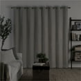 thumbnail image 4 of Eclipse Allure Draft Stopper, 100% Blackout Grommet Top Curtain Panel, Ivory, 50 x 63, 4 of 9