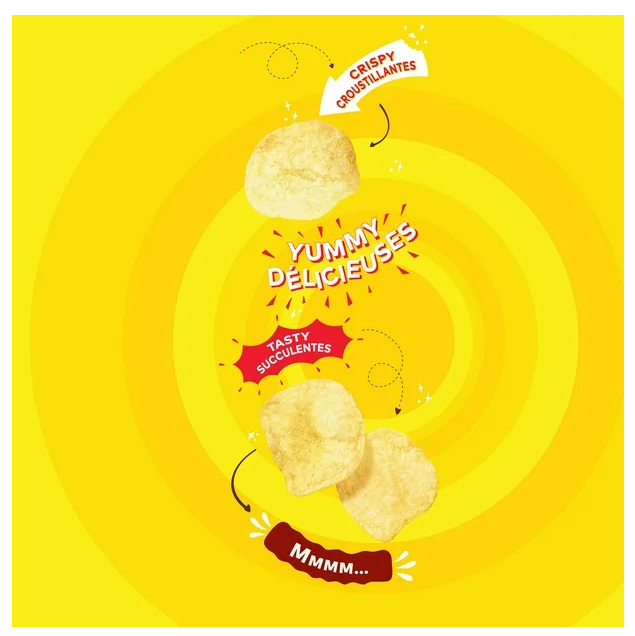 Lay's Classic Potato Chips, 235g (4 Pack)