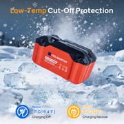ECO-WORTHY Portable 12V Lithium Battery, 20Ah LiFePO4 Deep Cycle Rechargeable Battery, Built-in BMS, 4000+ Cycles,Perfect for Outdoor Camping Fishing RV Marine Trolling Motor Fishfinder