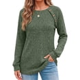 thumbnail image 4 of Fantaslook Womens Long Sleeve Shirts Casual Tunic Tops Work Dressy Blouses Fall Sweaters, 4 of 10