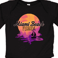 thumbnail image 4 of Inktastic Miami Beach Florida Vacation Sunset Girls Long Sleeve Baby Bodysuit, 4 of 5