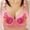 Hot Pink, variant on Iyufng Bras for Women Plus Size,Push Up Wireless Bra Front Closure,Women's Large Size Wireless Push up Breathable Thin Back Breasted Underwear Bra