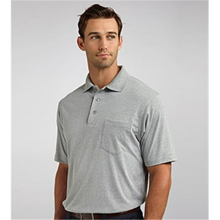 Paragon 4000-SAFETY GREEN-XL Mens Guardian Snag Proof Polo with Pocket ...