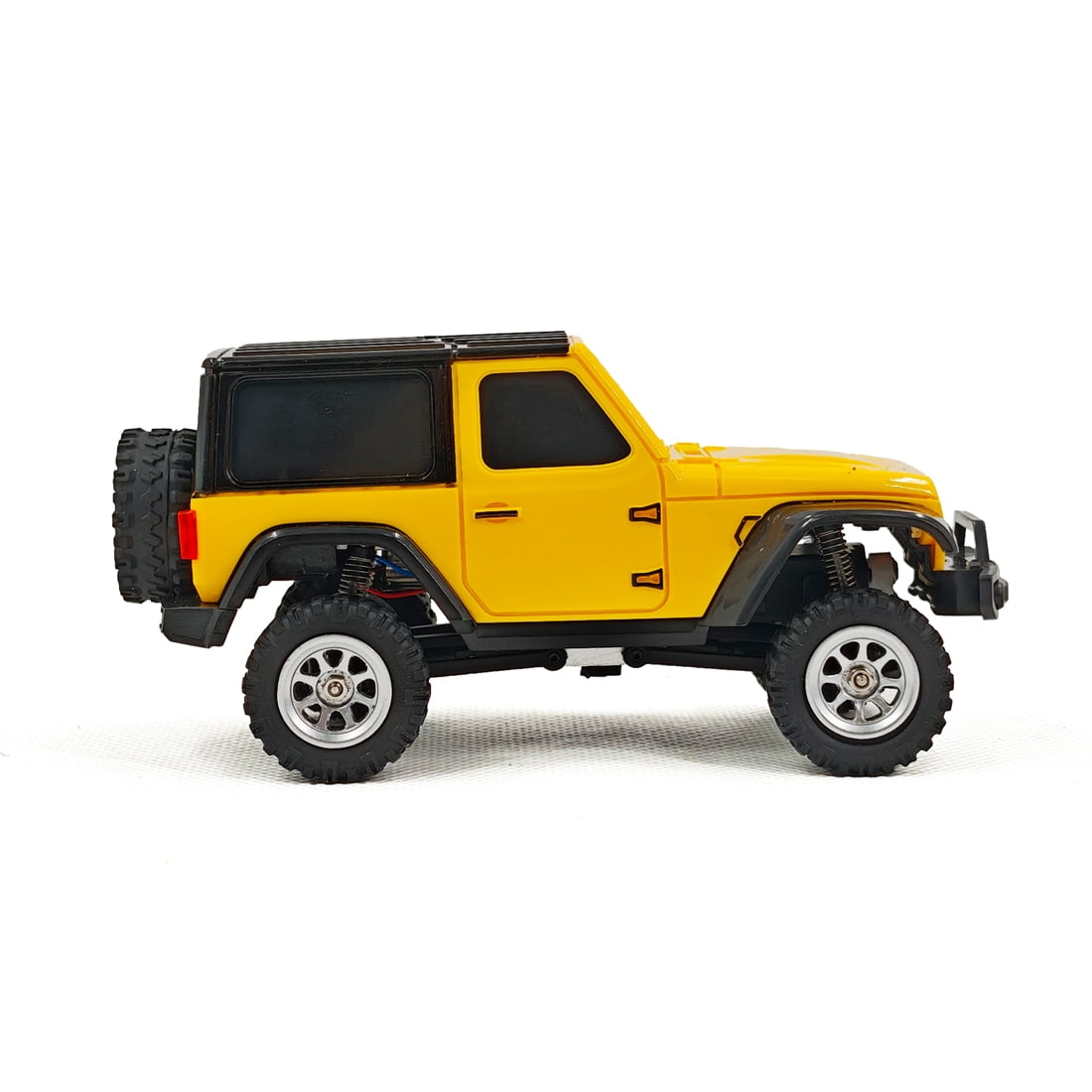 1/36 Scale 4WD RC Climbing Car Mini Off Road Remote Control Truck With LED Front Rear Lights Full Proportional Driving System Electric Rock Crawler Vehicle For Adults Hobbyists