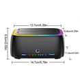thumbnail image 3 of Dual Bay Hard Drive Station With USB3.0 5Gbps For 2.5 3.5 HDD SSD Enclosure Clone Card TF SD Offline Adapter Suitable For Data Storage And Transfer In Home Office Environments, 3 of 8