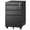 Black, variant on 3 Drawer Mobile File Cabinet with Lock, Metal Filing Cabinets for Home Office Organizer Letters/Legal/A4, Fully Assembled Except Wheels, Black