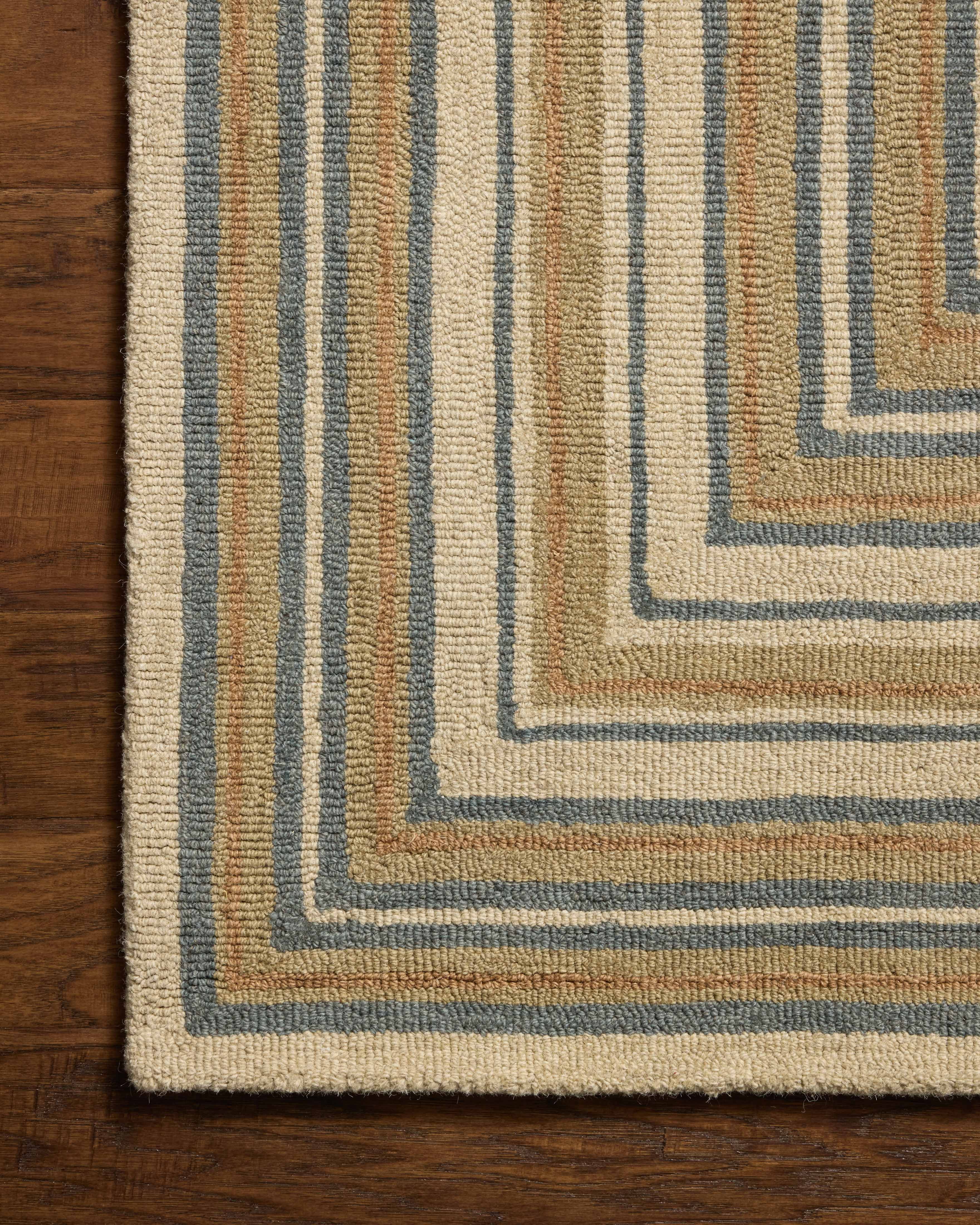 Chris Loves Julia x Loloi Alfie Natural / Multi 7'-9" x 9'-9" Area Rug