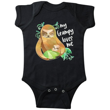 

Inktastic My Grampy Loves Me Cute Sloth and Baby Gift Baby Boy or Baby Girl Bodysuit