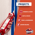 thumbnail image 4 of Kraken Bond Premium Siliconized Caulk -Paintable, White, 10.1 oz-12 Pack,, 4 of 6