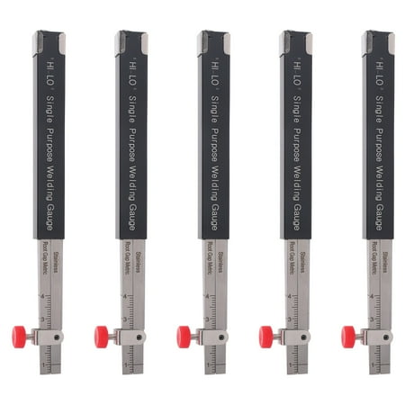 

5X Welding Inspection Scale Small Height Gauge Hi-Lo Dedicated Internal Welding Ruler Metric Size N19