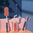 thumbnail image 3 of Cepillo de lavado de pajita para chupete de bebé, botella de cepillo de silicona de comida con rotación de 360 grados, cabezal suave de mano cepillo de limpieza de tazas Se, 3 of 4