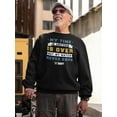 thumbnail image 2 of My Watch Never Ends. Sweatshirt Men -Navy Designs, Male Large, 2 of 4