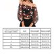 thumbnail image 2 of Worallymy Mujeres Bordado Crop Top Malla Floral Impreso Hombro Elástico Blusa XL Worallymy JD735811686, 2 of 5