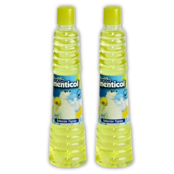 Yahve Pack of 2 Menticol Locion (Solucion Topica) de 130 ml (4.40 Oz)