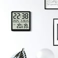 thumbnail image 2 of RYUJNDK Multifunctional LCD Wall Desk Alarm Clock with Time Date Temperature Humidity Display Minimalists Magnetic Digital Clock, 2 of 8