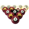 thumbnail image 1 of Minnesota Numbered Billiard Ball Set, 1 of 1