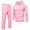 Pink, variant on Stamzod 2 Piece Jogging Suits for Men Fall Fashion Athletic Track Suits Mens Casual Hoodie and Sweatpants Clothing Sets S