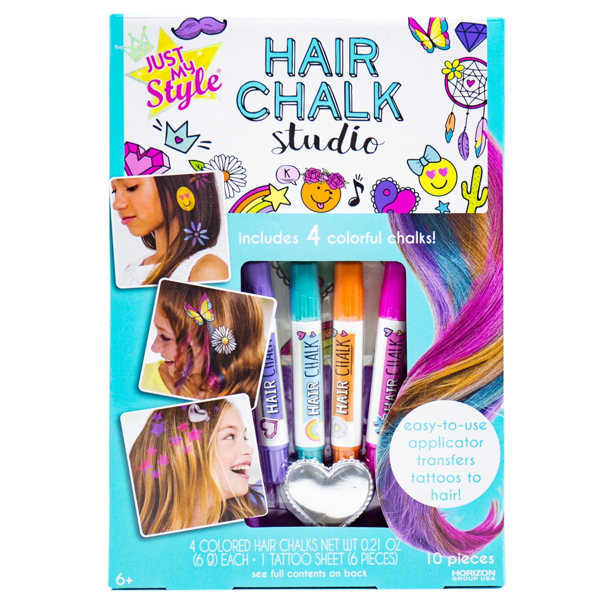 Just My Style Hair Chalk Studio Kit, 1 Each - Walmart.com