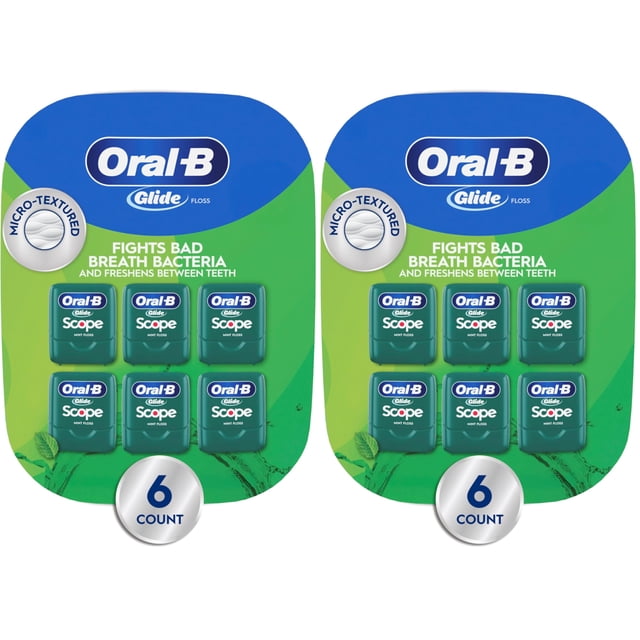 Hilo dental Oral-B Glide sabor menta 40 m, paquete de 12