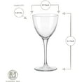 thumbnail image 3 of Bormioli Rocco 122113GRS021990 Novecento Stemware Nick & Nora Glass, Set of 4, 5.25 oz, Clear, 3 of 10