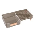 thumbnail image 3 of Bathroom Organizer Storage Rack Countertop Storage Shelf Vanity Tray Vanity Shelf Bathroom Organizer Countertop for Living Room Bathroom Orange, 3 of 8