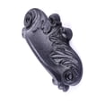 thumbnail image 7 of Black Wrought Iron Drawer Cabinet Cup Bin Pull 4" W x 1.5" H Colonial Decorative Dresser Rust Resistant Cup Bin Pulls with Screws Renovators Supply, 7 of 7