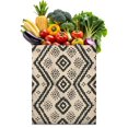 thumbnail image 1 of Tribal Pattern Canvas Bag – Ethnic Bohemian Reusable Tote, 1 of 6