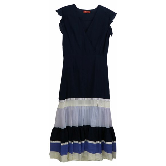Altuzarra Robe en Crêpe à Ourlet à Étages Judy Bleu Baie pour Femme - 8