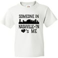 thumbnail image 3 of Inktastic Nashville Tennessee Someone Loves Me Skyline Youth T-Shirt, 3 of 5