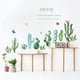 thumbnail image 2 of Inteprter Conjunto de pegatinas de pared, calcomanía de Cactus de dibujos animados, papel tapiz decorativo para interiores, póster extraíble, Decoración del hogar, 2 of 6