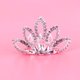 thumbnail image 3 of Peine Mini Princesa Tiara SSuperp con diamantes de imitación para cabello de boda blanco, 3 of 5