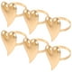 thumbnail image 2 of 6 piezas de servilletas de servilleta de San Valentín anillos de servilleta de boda de San Valentín Heart Serviette Anillos, 2 of 5