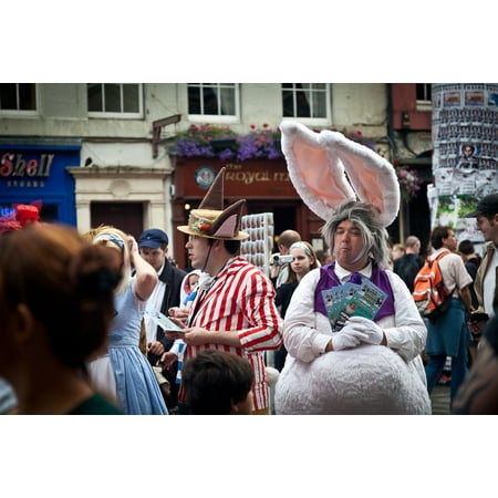- Canvas Print Street Performers Edinburgh Fringe Performers Actors Stretched Canvas 10 x 14