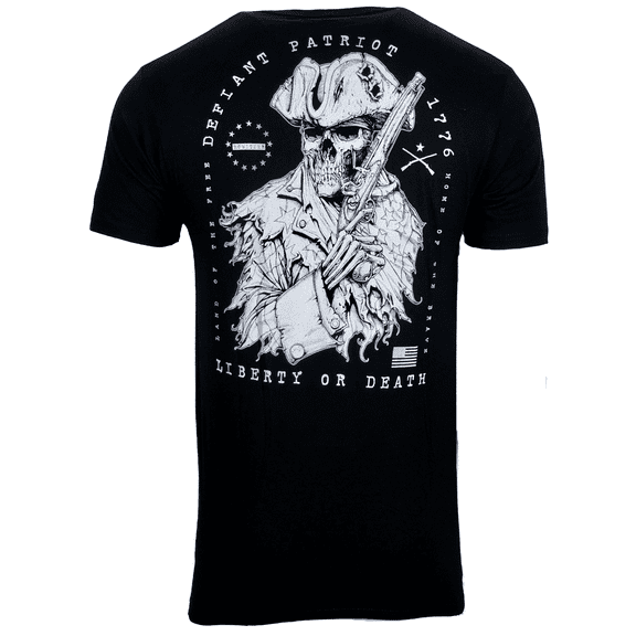 Howitzer Style Men's T-Shirt DEFIANT PATRIOT MFG Black
