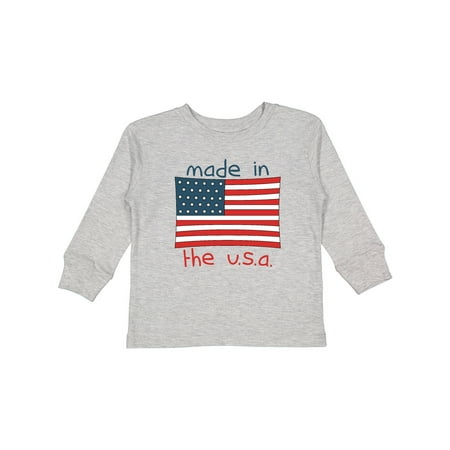 

Inktastic Made in the U.S.A. Gift Toddler Boy or Toddler Girl Long Sleeve T-Shirt
