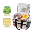 thumbnail image 2 of FORMRS Insulated Cooler Bag 24 Cans Capacity Soft Leakproof Lunch Box with Side Pockets, Pink Donut, 2 of 7