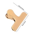 thumbnail image 2 of Qiilu Clip en Laiton Inoxydable Style Vintage Rétro Clips de Scellement Accessoire, Clip de Scellement, Clip, 2 of 8