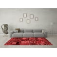 thumbnail image 3 of Ahgly Company Indoor Square Patchwork Red Transitional Area Rugs, 8' Square, 3 of 4